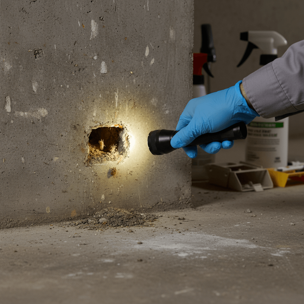 Rückstauklappe Installation im Abwasserschacht